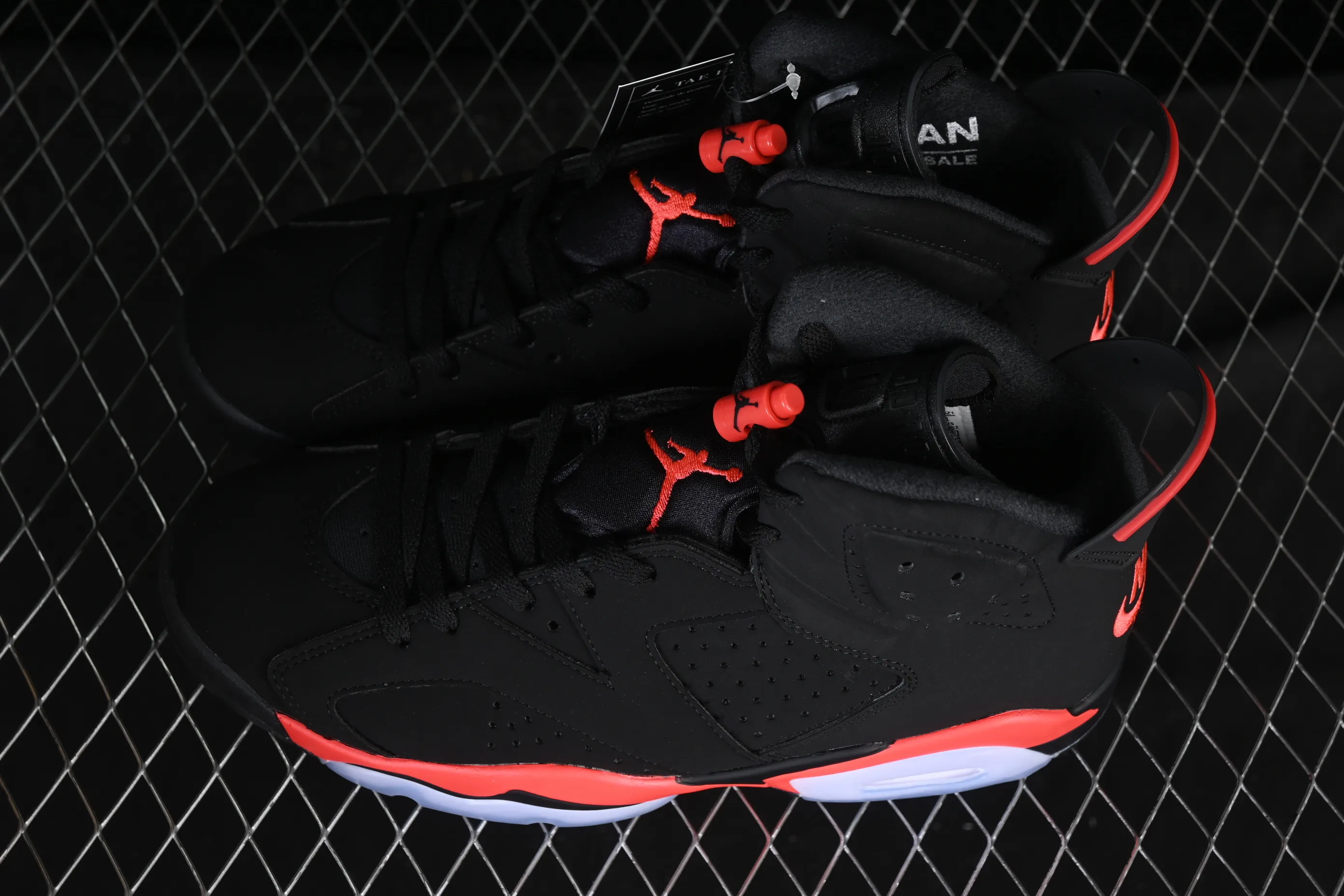 All categories Air Jordan Jordan series basketball shoes Air Jordan 6 F version Air Jordan 6 "Infrared" AJ6 Joe 6 new black infrared CT8529-001
